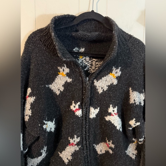Scotties Zip Up Wool Cardi, Size L - Picture 4 of 10